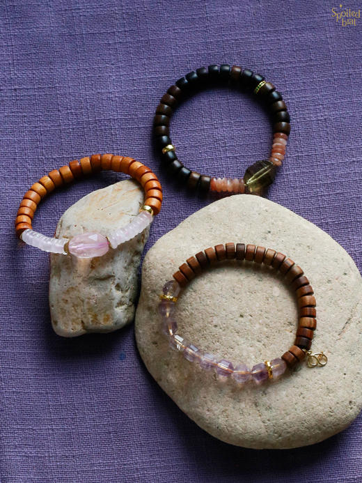 SpoiledBrat Jewelry檀香木紫水晶手串 商品图6