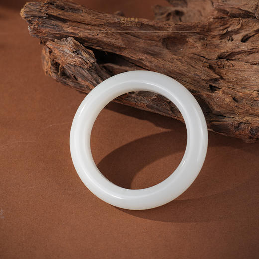 【白苏】羊脂白玉手镯（53.7）mm 商品图4
