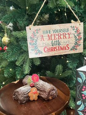 迷你圣诞节树桩蛋糕 Mini Yule Log