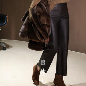 【预售7天】良木礼拱针羊皮裤（Q259201）