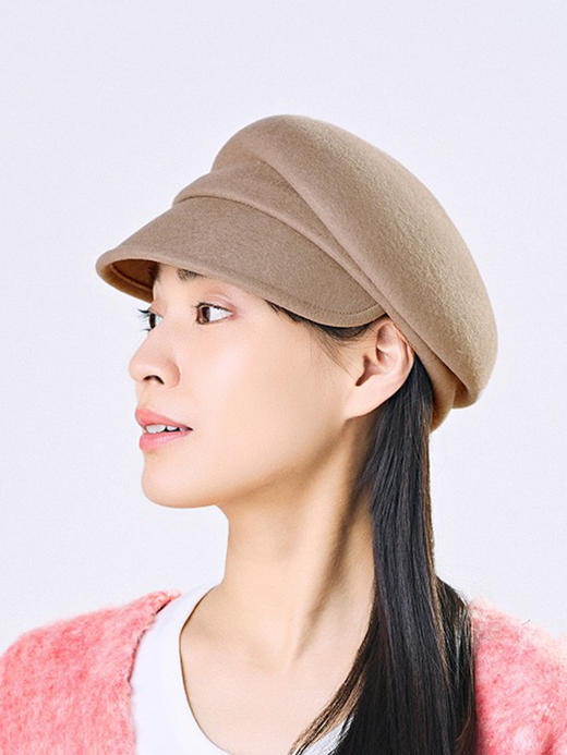 北京仓｜CA4LA-MAY FELT6-羊毛毡 报童帽（米色）［日本设计师］ 商品图2