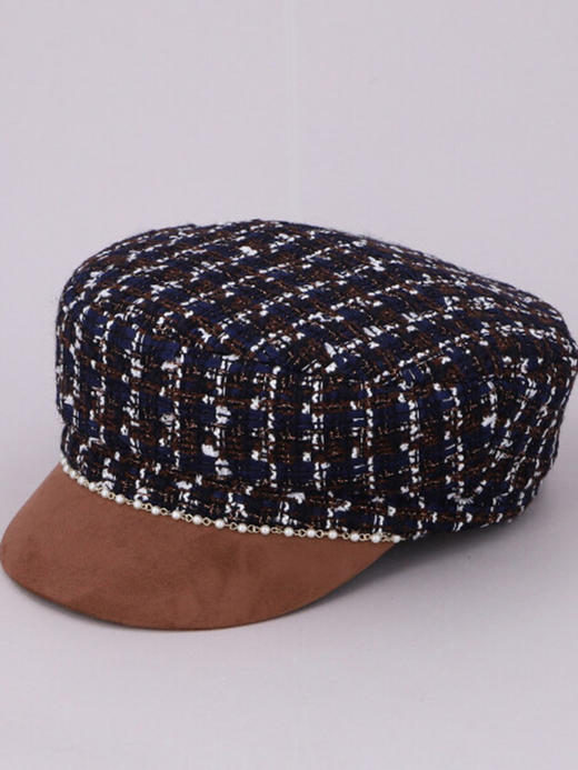 北京仓｜CA4LA-KATRINA-粗花呢 海军帽（海军蓝色）［日本设计师］ 商品图2