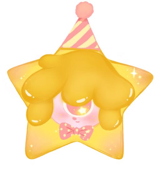 CANDY MOON丨冰淇淋人lulu 闪粉滴胶PP夹 商品图1