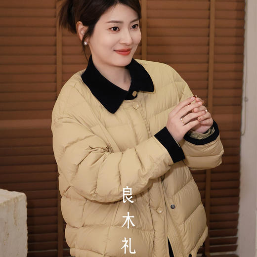 【预售7天】良木礼翻领羽绒服（2302） 商品图4