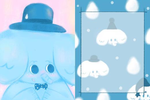 锦江丨CandyMoon丨LULU的朋友大象呼呼120g便签本 商品图0