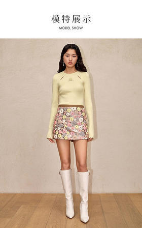 MAXRIENY复古华丽感珠片绣缤裙裤(MC88PA786)