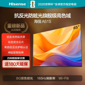 海信 65A51S高清液晶电视机家用老人卧室网络平板液晶电视 912898