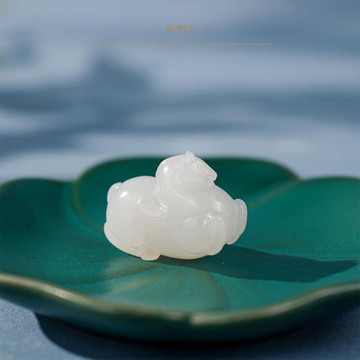 「年礼优选」【玄影】羊脂白玉马挂件 商品图4