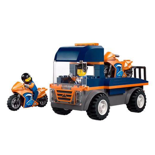 乐高积木   L60491  摩托车运输车 商品图2