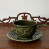 英国1970sTAMS绿色系列陶瓷手柄汤碗碟组合 B0295 商品缩略图0