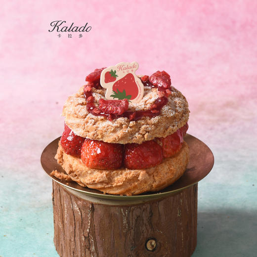 草莓车轮泡芙 商品图0