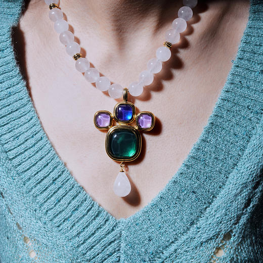 北京仓｜Goossens Paris-RENAISSANCE-十字架 吊坠 项链［法国设计师］ 商品图0