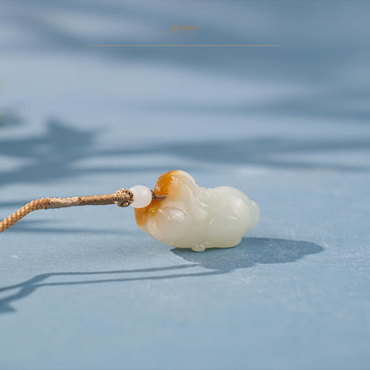 「年礼优选」【赤云】糖羊脂白玉马挂件 商品图5