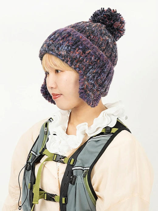 北京仓｜CA4LA-STRAWBERRY TREE 6-绒球球 毛线帽（海军蓝色）［日本设计师］ 商品图3