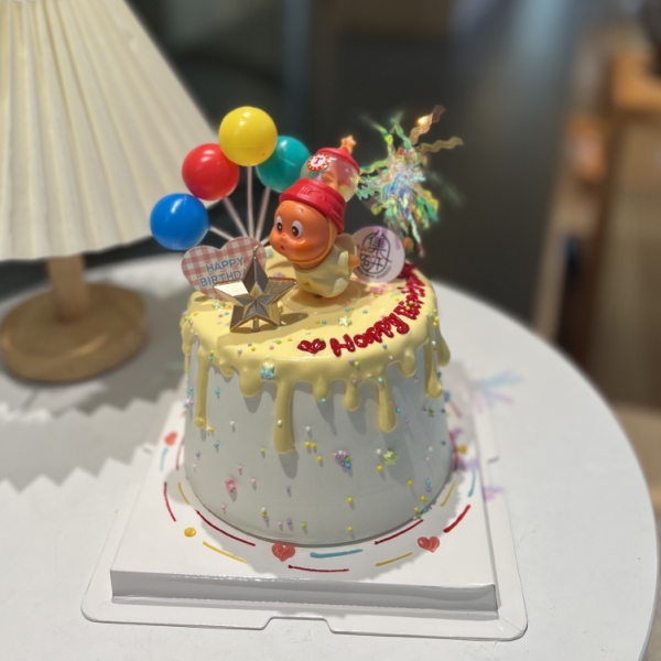 可爱星星人蛋糕