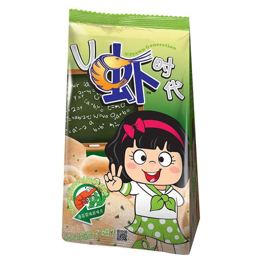 V虾时代 海苔味虾味片70g/袋 膨化零食 商品图0