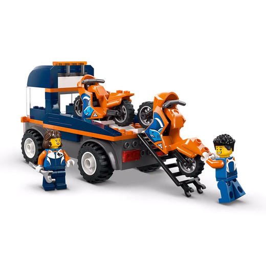 乐高积木   L60491  摩托车运输车 商品图4