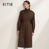 EITIE爱特爱英伦风通勤时尚复古立领本布腰带收腰2026春季新款风衣A2604101 商品缩略图0