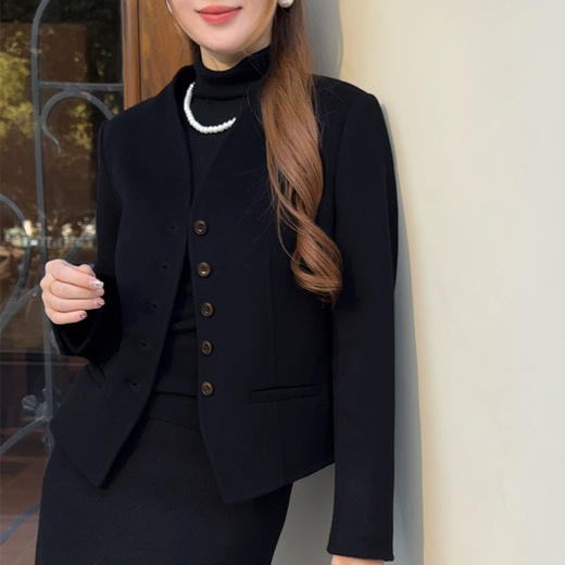 【预售7天】良木礼羊毛呢料短外套（2761） 商品图2