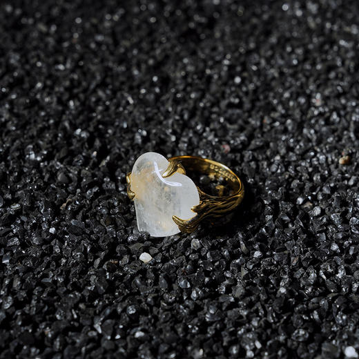 北京仓｜Goossens Paris-COEUR PRECIEUX CRISTAL NATUREL-爱心 戒指［法国设计师］ 商品图2