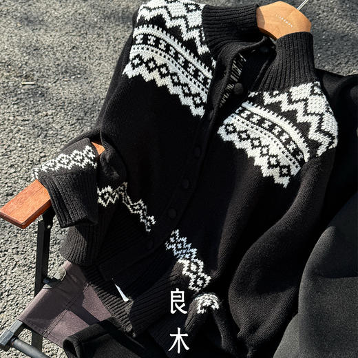 【预售7天】良木礼羊毛休闲开衫（2754） 商品图4