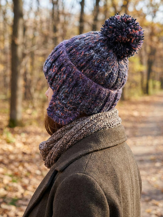 北京仓｜CA4LA-STRAWBERRY TREE 6-绒球球 毛线帽（海军蓝色）［日本设计师］ 商品图2