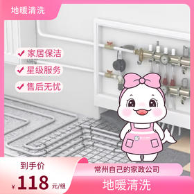 【自动发货】懒大白&瑞和泰 家政服务-地暖清洗（1组）