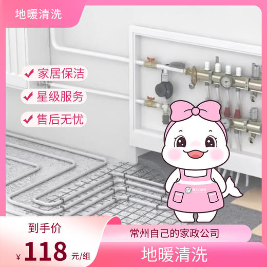 【自动发货】懒大白&瑞和泰 家政服务-地暖清洗（1组） 商品图0