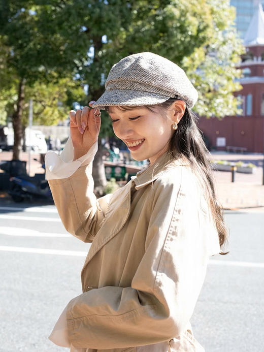 北京仓｜CA4LA-MARINES MIX2-粗花呢 海军帽（混色）［日本设计师］ 商品图0