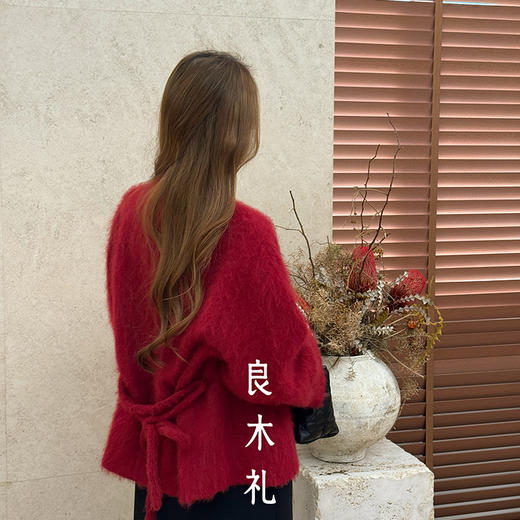 【特价不退换】【预售7天】良木礼羊毛外套(腰带)（0202） 商品图4