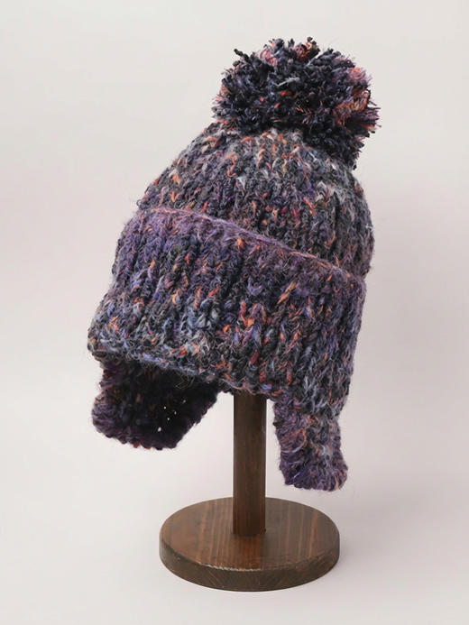 北京仓｜CA4LA-STRAWBERRY TREE 6-绒球球 毛线帽（海军蓝色）［日本设计师］ 商品图1