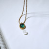 北京仓｜Goossens Paris-RENAISSANCE-湖水绿 水滴 吊坠 项链［法国设计师］ 商品缩略图1