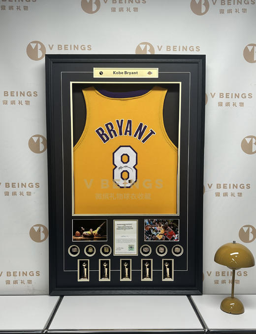 收藏系列 科比 湖人队8号黄色 亲笔签名球衣 商品图1