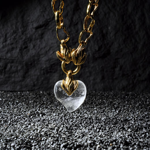 北京仓｜Goossens Paris-COEUR PRECIEUX-爱心 粗链条 项链［法国设计师］ 商品图1