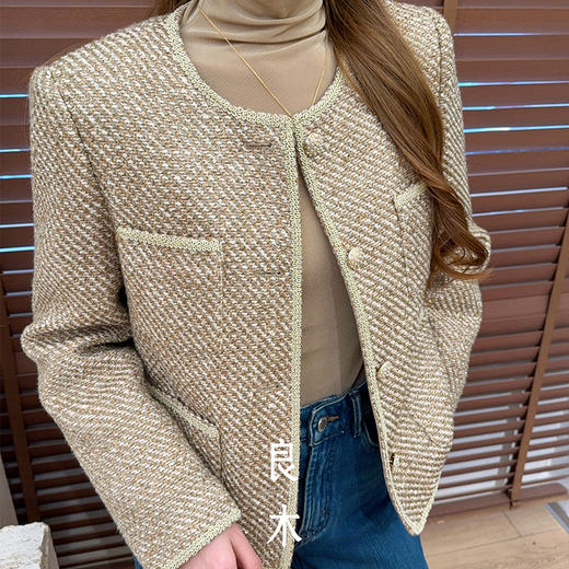 【特价不退换】【预售7天】良木礼小香鹅绒外套（2308） 商品图1