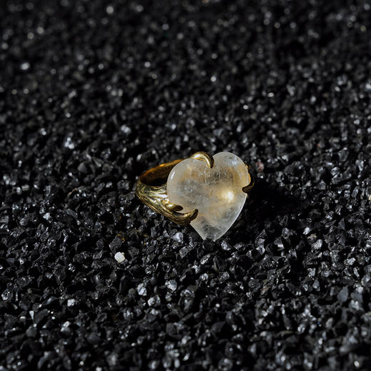 北京仓｜Goossens Paris-COEUR PRECIEUX CRISTAL NATUREL-爱心 戒指［法国设计师］ 商品图1