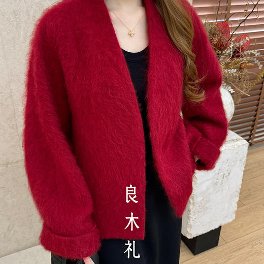 【特价不退换】【预售7天】良木礼羊毛外套(腰带)（0202） 商品图2