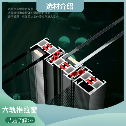 「六轨推拉窗」产品介绍——仅做产品讲解 非购买链接【广州天瑞】 商品图0