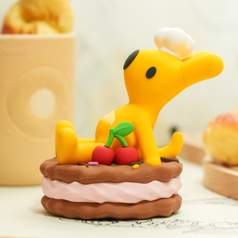 团团下午茶系列巧克力派支架摆件