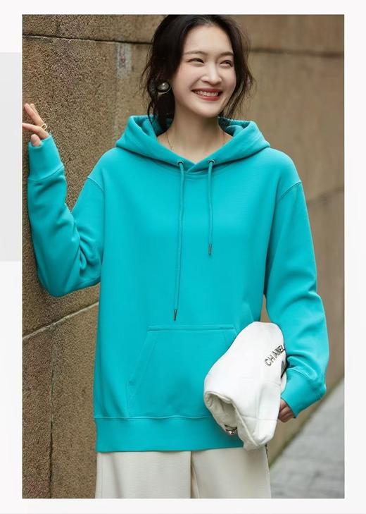 女神节2026促→【自营】周年庆福利！！必入推荐 【100%棉】多色款！ 3HREE CAT 品牌全棉连帽卫衣-喜出 商品图2