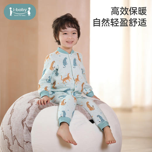 ibaby×outlast太空科技恒温竹棉超柔空气层长袖家居服套装 商品图3