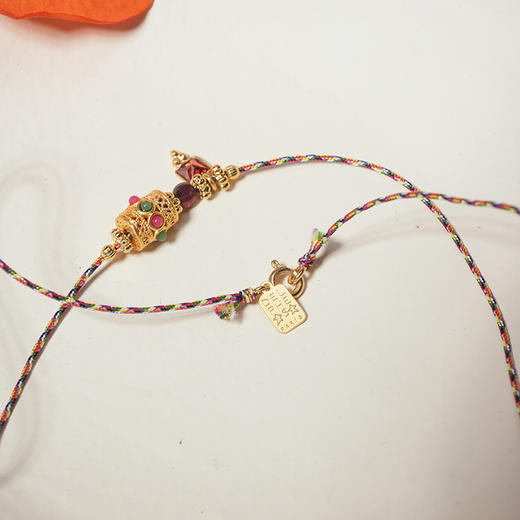 订购10周到｜DELPHES-NIKITA-胜利女神 祈祷轮 石榴石 项链［法国设计师］ 商品图4