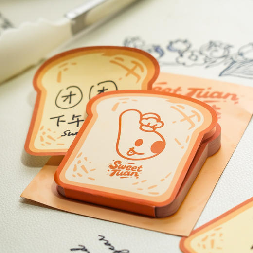 团团下午茶系列厚切土司便签本 商品图3