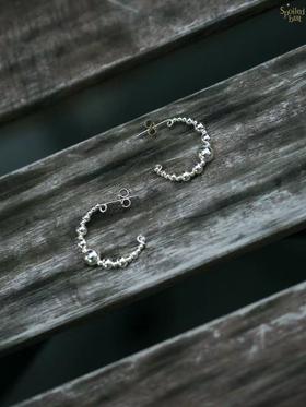 SpoiledBrat Jewelry金银豆豆系列| | 银豆豆耳圈