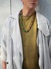 SpoiledBrat Jewelry绿松石 石榴石和檀香木的长链/多层手链 商品缩略图3