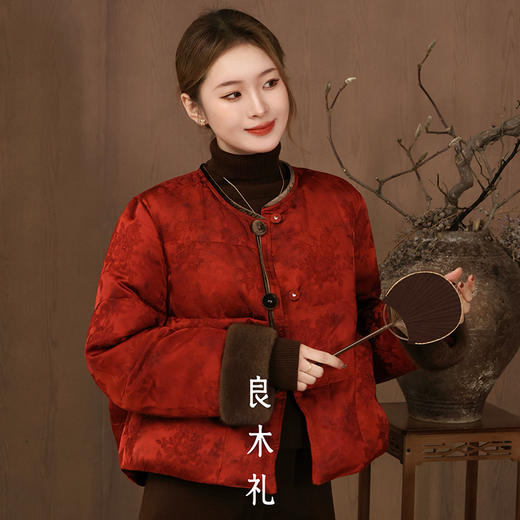 【预售7天】良木礼圆领鹅绒服（3171） 商品图1