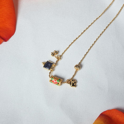 订购10周到｜DELPHES-CORFOU-科孚岛 祈祷轮 珐琅 项链［法国设计师］ 商品图3