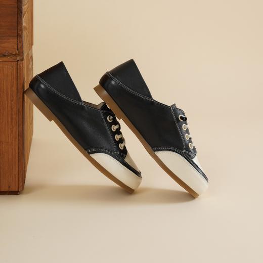 【牛皮革】西村名物2026年春季新款舒适透气软底软面系带休闲鞋小板鞋X26AM17271 商品图5