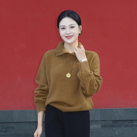 【特价不退换】【预售7天】良木礼绵羊毛立领上衣（D251102807F） 商品图3