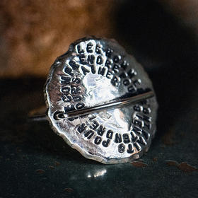 订购14周到｜Serge Thoraval-LES HOMMES-共鸣-匾牌 戒指［法国设计师］